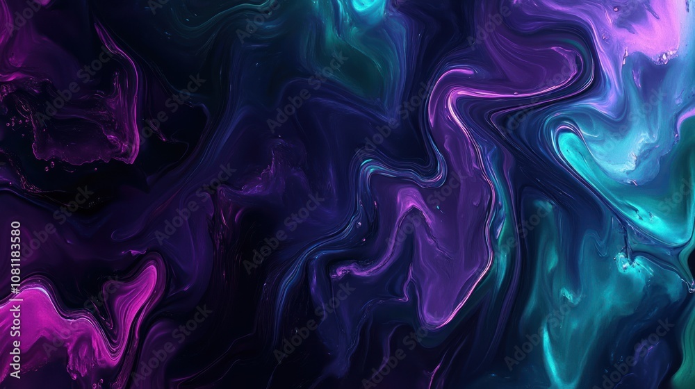 Abstract background with purple liquid, fluid shapes Abstract background with purple liquid, fluid shapes