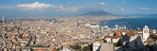 Naples - The panorama of Naples.