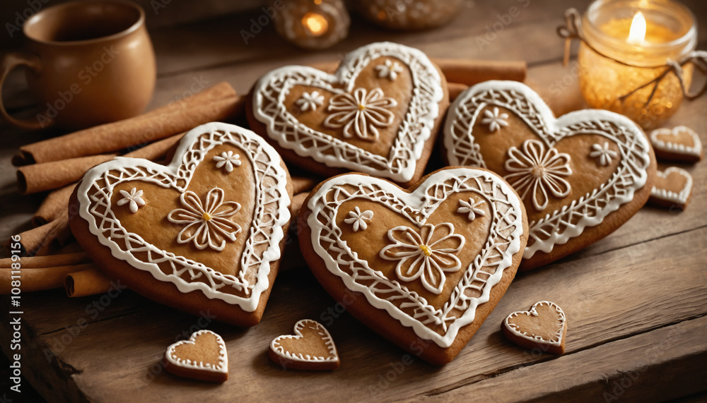 heart shaped gingerbread cookies heart shaped gingerbread cookies