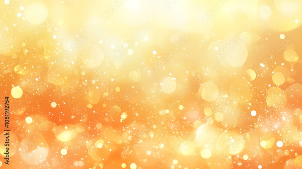 Abstract Background with Golden and White Lights Abstract Background with Golden and White Lights