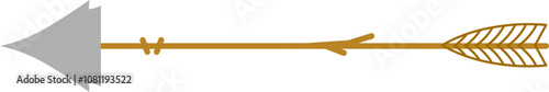 Boho style hunting arrow