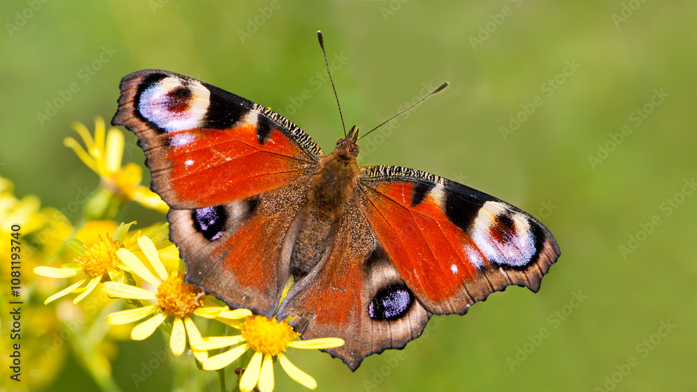 butterfly on a flower butterfly on a flower