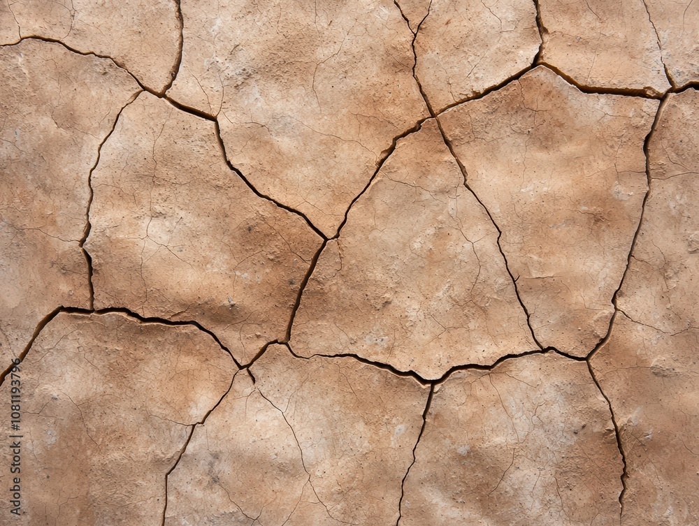 Cracked and weathered earth surface texture Cracked and weathered earth surface texture