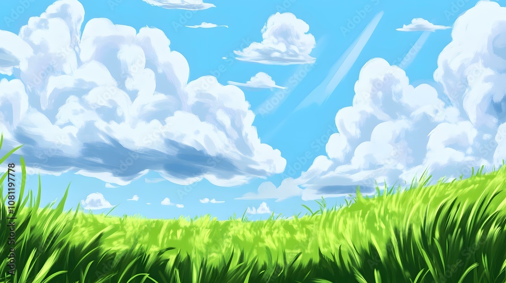 Gorgeous hand-drawn illustration depicting scenic mountains and farmlands, enriched with intricate details and an anime-inspired touch. Gorgeous hand-drawn illustration depicting scenic mountains and farmlands, enriched with intricate details and an anime-inspired touch.
