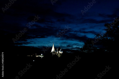 Suzdal, Russia, Golden Ring - Nikolskaya Church - Beautiful view of the old Russian Orthodox Church