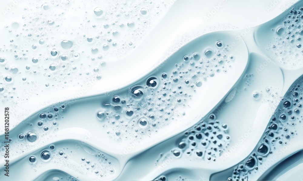 Mesmerizing Bubble Ripple Patterns in Minimalist on White Background Mesmerizing Bubble Ripple Patterns in Minimalist on White Background