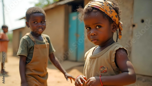 Kids engaged in informal labor, highlighting the scarcity of educational and job opportunities in their communities and the hardships they face