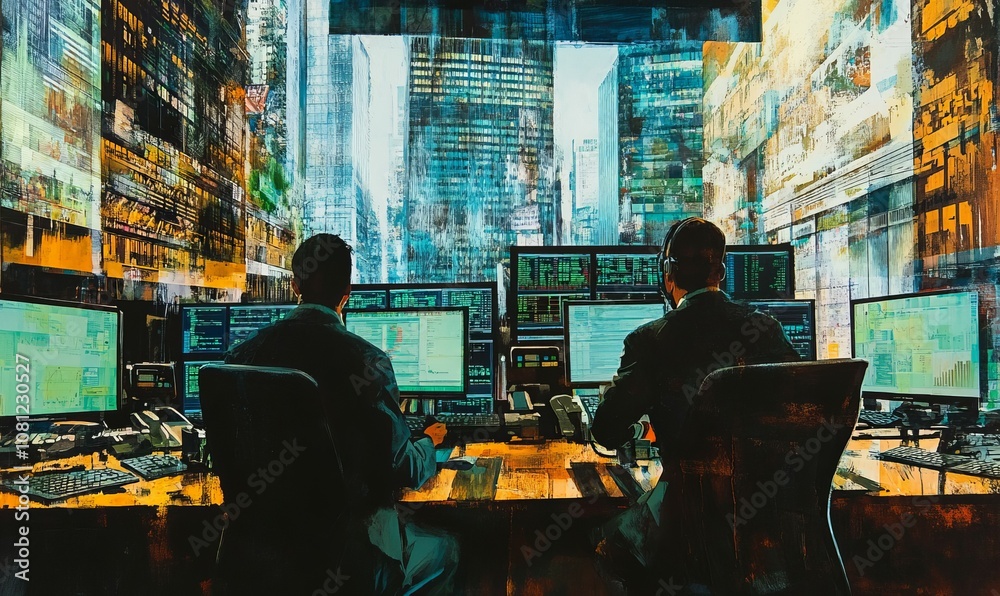 Stock trading center Stock trading center