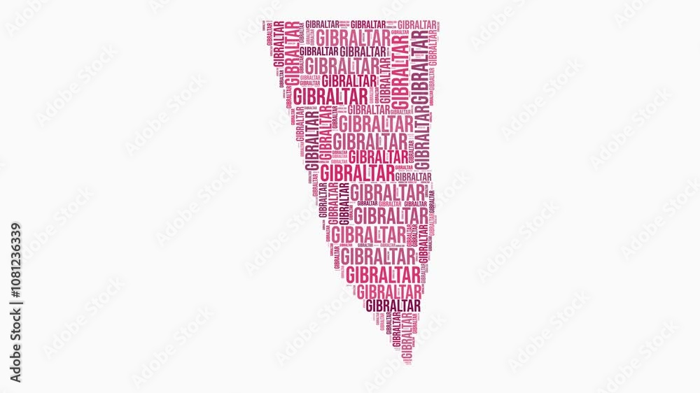 Gibraltar regions word cloud animation. Country logo animated video. Gibraltar colored text cloud. Regions typography style motion graphics. Awesome video. Gibraltar regions word cloud animation. Country logo animated video. Gibraltar colored text cloud. Regions typography style motion graphics. Awesome video.
