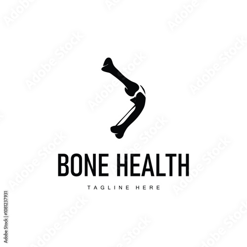 Bone Logo, Bone Care Health Design, Simple Symbol Template Illustration