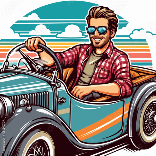 driver day illustration 