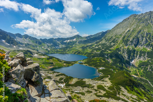 Fototapeta Naklejka Na Ścianę i Meble -  Tatry, Dolina Pięciu Stawów Polskich, Pejzaż górski