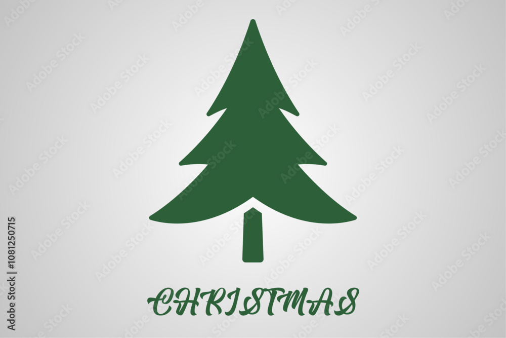 A vector illustration and logo of a simple, minimalistic Christmas tree in green, ideal for holiday-themed designs, decor, and branding with a clean aesthetic or as a business logo. A vector illustration and logo of a simple, minimalistic Christmas tree in green, ideal for holiday-themed designs, decor, and branding with a clean aesthetic or as a business logo.