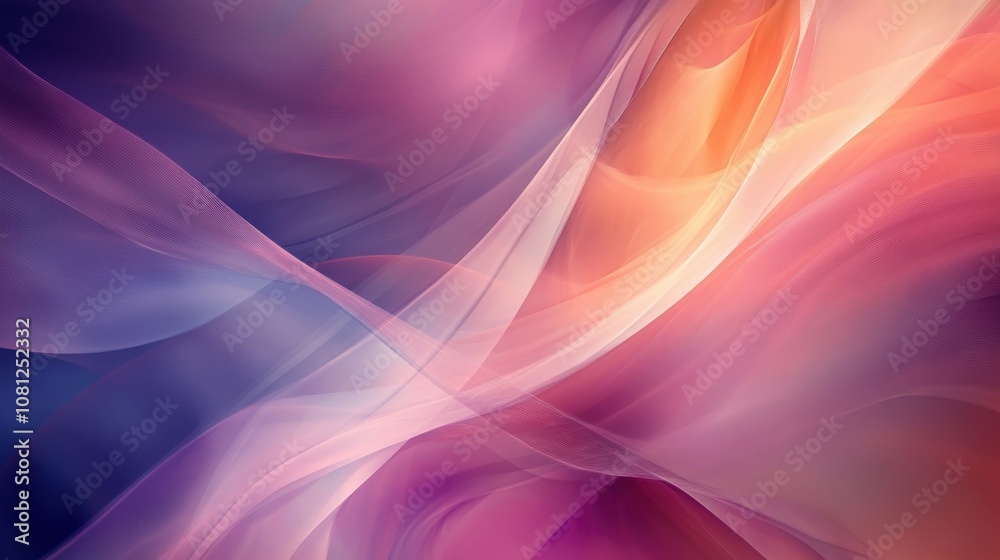 Abstract Swirling Pattern in Pink, Purple, and Orange Hues Abstract Swirling Pattern in Pink, Purple, and Orange Hues