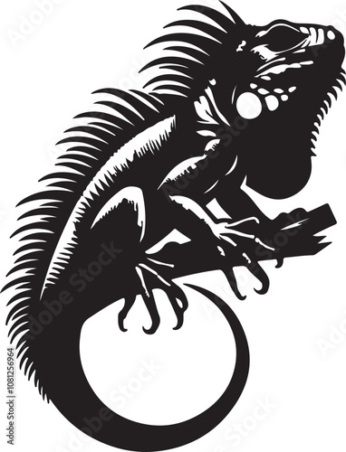 Meerkat Silhouette Vector Art on White Background - Alert Desert Animal Icon Design

