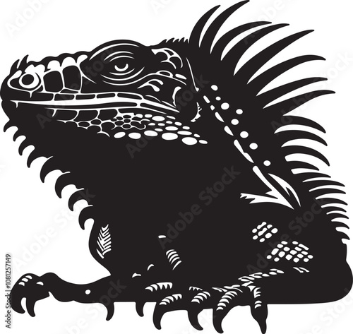 Meerkat Silhouette Vector Art on White Background - Alert Desert Animal Icon Design


