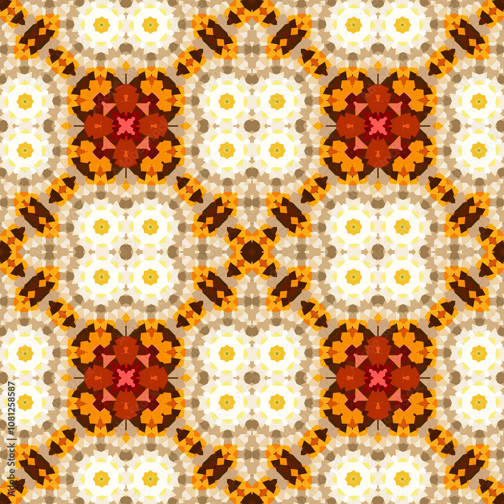 Fototapeta premium Seamless lovely pattern. Creative wonderful pattern texture. Beautiful creative abstract background