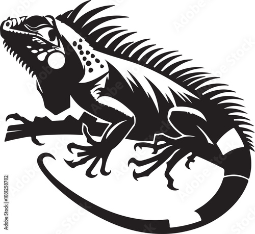 Meerkat Silhouette Vector Art on White Background - Alert Desert Animal Icon Design

