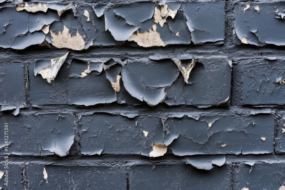 A visually striking coal-black brick wall with peeling paint. The brush strokes reveal layers beneath, offering a sense of mystery and urban sophistication. A visually striking coal-black brick wall with peeling paint. The brush strokes reveal layers beneath, offering a sense of mystery and urban sophistication.