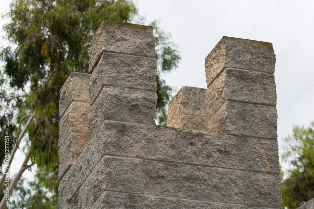 stone castle turret architecture feature stone castle turret architecture feature