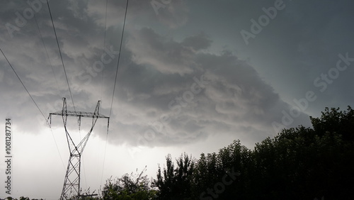 Storm clouds in the sky