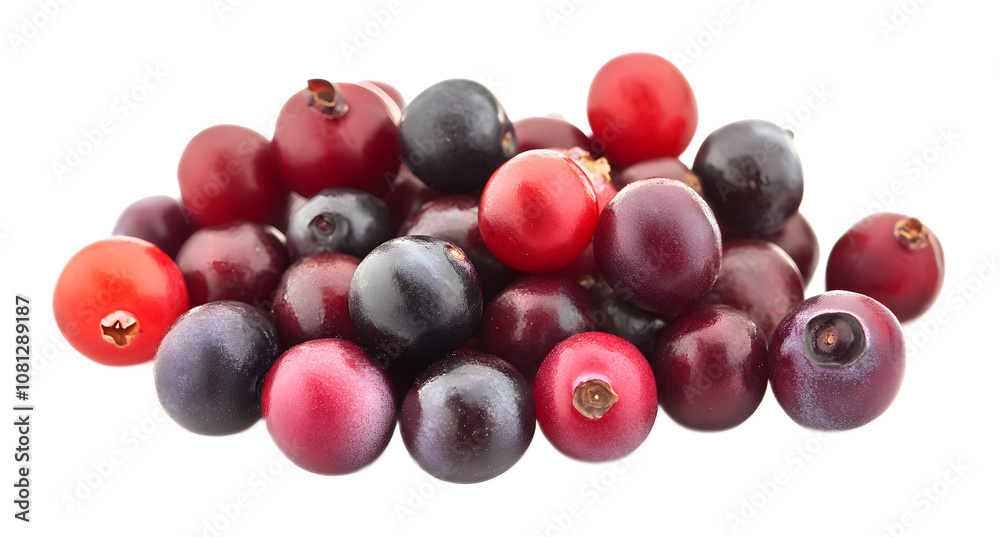 Wild berries mix on a transparent background. isolated background. Wild berries mix on a transparent background. isolated background.