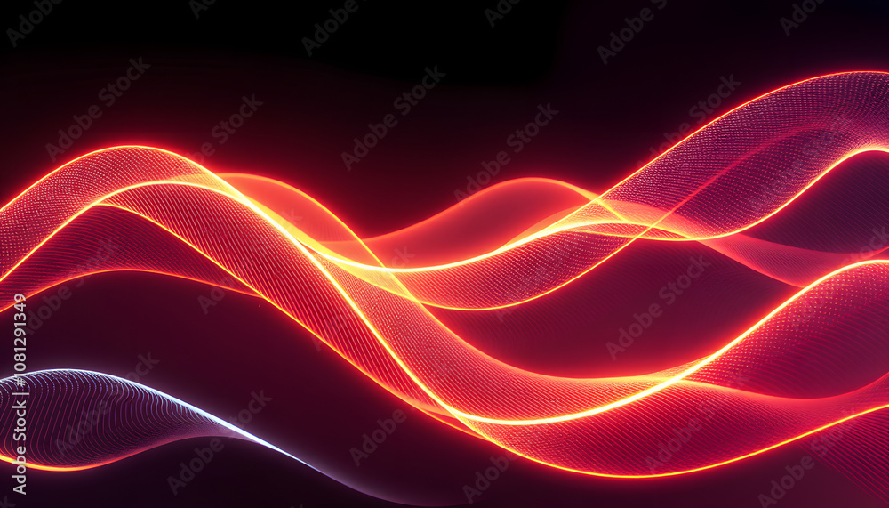 Modern abstract glowing wave background. Dynamic flowing wave lines design element. Futuristic technology and sound wave pattern. PNG file, Backlit Modern abstract glowing wave background. Dynamic flowing wave lines design element. Futuristic technology and sound wave pattern. PNG file, Backlit