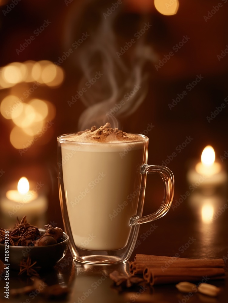 Warm your soul with a deliciously creamy cup of aromatic hot beverage Warm your soul with a deliciously creamy cup of aromatic hot beverage