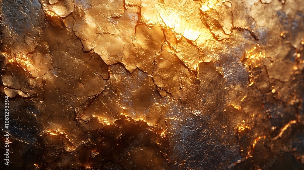 Luxury in Detail The Texture of Golden Metal