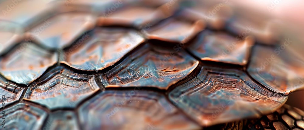 Intricate close-up of turtle shell scales, with rich, earthy textures capturing the symphony of nature’s design and ancient elegance. Intricate close-up of turtle shell scales, with rich, earthy textures capturing the symphony of nature’s design and ancient elegance.