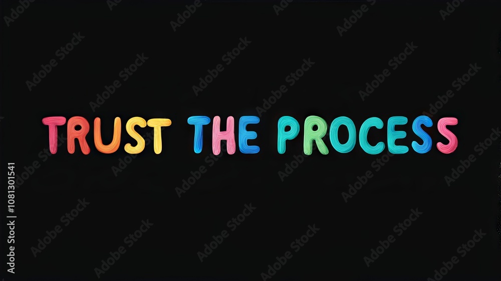 Celebration colorful illustration greeting frase 