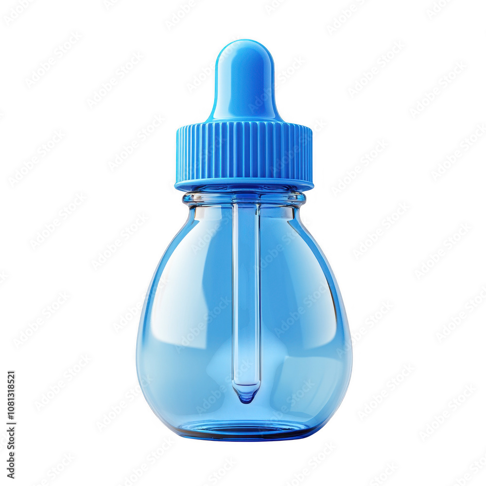 Dropper bottle product 3D icon Isolated On Transparent Background Dropper bottle product 3D icon Isolated On Transparent Background