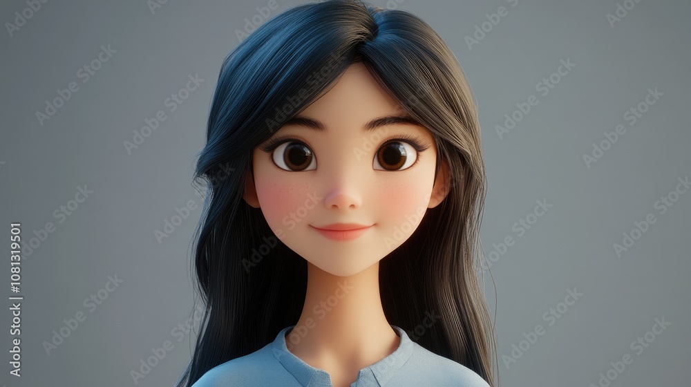Full length portrait of a young Asian woman standing confidently against a neutral grey backdrop fashion and style inspiration Full length portrait of a young Asian woman standing confidently against a neutral grey backdrop fashion and style inspiration