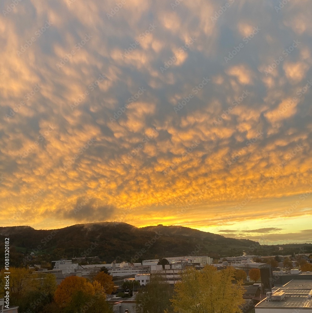 Obraz premium sunset in the mountains