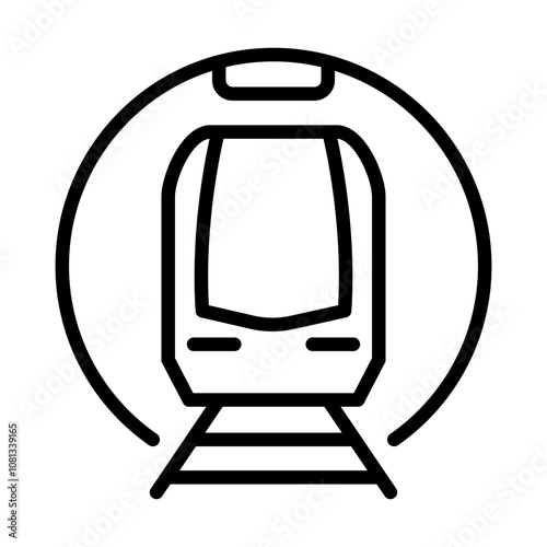 Train icon template