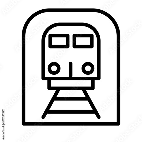 Train icon template