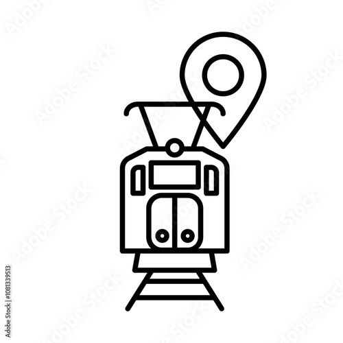 Train icon template