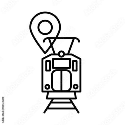 Train icon template