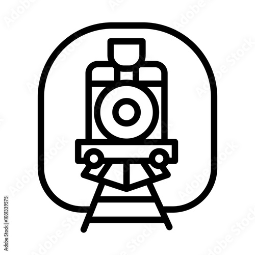 Train icon template