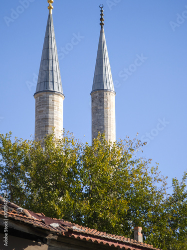 Uc Serefeli (Burmalı or Three Balconies) mosque Mosque in Edirne, Turkey