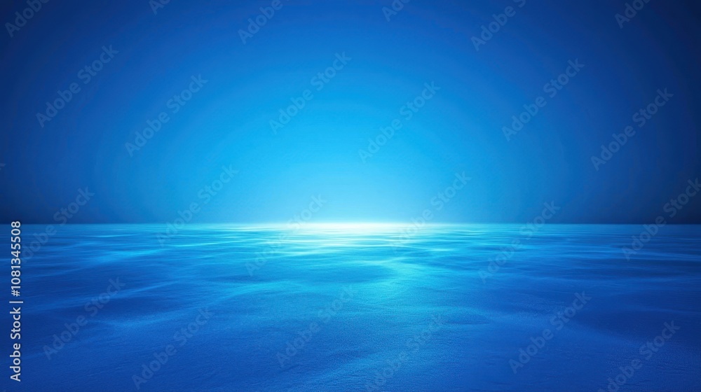 Fototapeta premium Bright blue background with smooth shading, designed for presentation clarity.