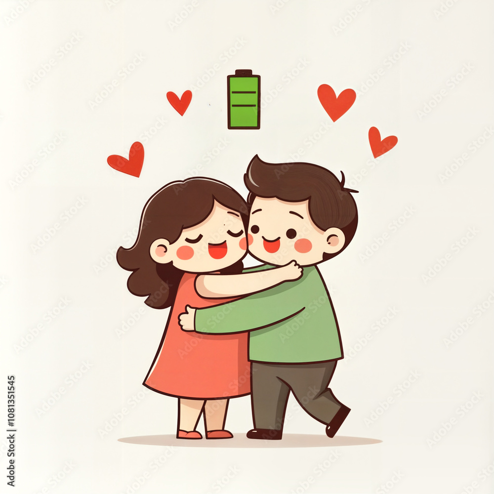 a loving couple, a man and a woman, in a warm embrace, set against a backdrop of a heart symbol, signifying love and affection. a loving couple, a man and a woman, in a warm embrace, set against a backdrop of a heart symbol, signifying love and affection.
