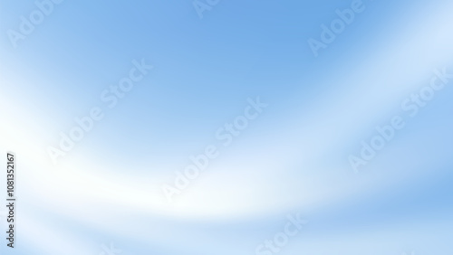 Soft Blue Gradient Sky Background Abstract