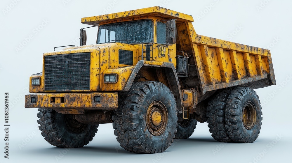 toy dump truck with movable parts and textured surfaces. toy dump truck with movable parts and textured surfaces.
