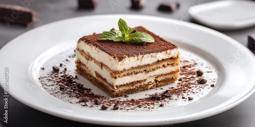 Wallpaper Mural Classic Tiramisu with Cocoa Powder Torontodigital.ca