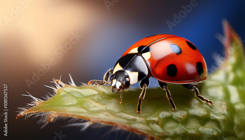 Close-Up of a Ladybug photo