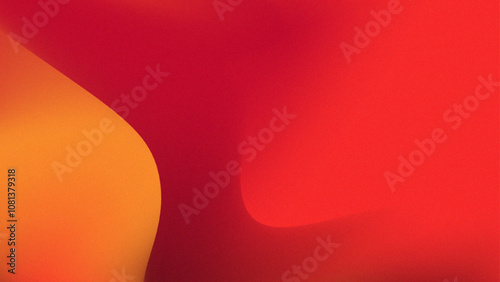 Abstract gradient background with grainy texture and waves