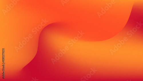 Abstract gradient background with grainy texture and waves