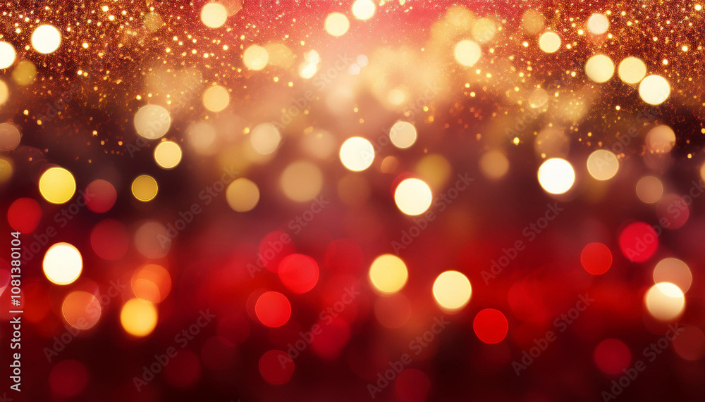 A stunning abstract background featuring shimmering red and gold bokeh lights, perfect for celebrating festive occasions and adding a touch of elegance. A stunning abstract background featuring shimmering red and gold bokeh lights, perfect for celebrating festive occasions and adding a touch of elegance.