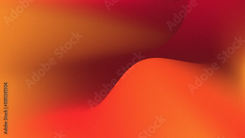Abstract gradient background with grainy texture and waves
